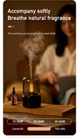 Nouvelle machine d'aromathérapie USB créative, humidificateur à la bougie, veilleuse, atmosphère hydratante, bougie simulée, flamme domestique