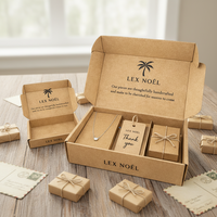 Boîtes d'expédition en carton ondulé personnalisées avec inserts pour boîtes mystères, livres et cosmétiques |   Imperméable, écologique, avec logo imprimé