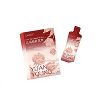 Shot di benessere Clean Label con estratto di rosa, 0% zuccheri, purea, integratore a base di erbe per il nutrimento, per marchi di bellezza e cura della pelle femminile