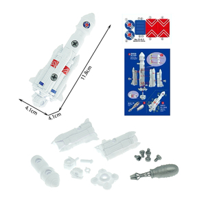 Vente en gros de blocs de construction à assembler soi-même, 5 modèles, <span class=keywords><strong>série</strong></span> spatiale Super Warrior, jouets éducatifs - Product Image 6