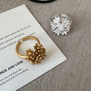 Bague fleur de marguerite en argent sterling S925 Style rétro coréen à motifs géométriques pour la version printemps été de la conception de niche - Product Image 3