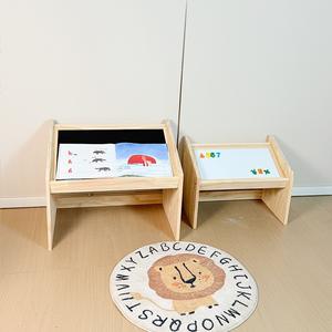 Lavagna Magnetica Bifacciale in Legno Massello con Supporto per Libri Illustrati, Uso Familiare e per Bambini, Due-in-Uno per Ragazze - Product Image 3