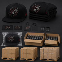 Gorra Snapback de Lujo con Logo de Oso Agresivo, Estilo Urbano, Visera Plana, Deportiva, Bordada, Tejido Común, Unisex, Personalizada OEM