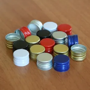 Customized Size 28mm Metal Ropp Caps for Juice Bottle 28 mm Aluminium Bottle Cap