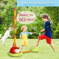 Vente en gros EPT Jouets d'extérieur pour enfants 3 en 1 Jouet musical avec corde à sauter et lance-roquettes et anneau de lancer avec télécommande