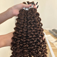 Vague d'eau cambodgienne cheveux en vrac pour les femmes humides et ondulés cheveux humains en vrac pour tressage tresses Extensions Bundles