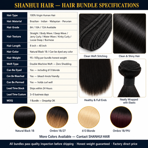 Lots de <span class=keywords><strong>Cheveux</strong></span> Indiens Bruts 12A Non Traités, Vierge, Cuticules Alignées, <span class=keywords><strong>Cheveux</strong></span> Humains Remy, Tissage Noir Naturel, Vente en Gros - Product Image 6