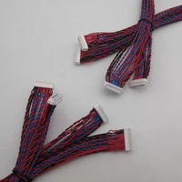 Benutzer definierte 30 40-polige LVDS-Anzeige kabel PVC-Isolation stecker Kabelbaum stecker für Motorrad-LCD-Bildschirm Flex-Flach band kabel