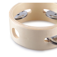 Orff Instrument Wholesale Wood Tambourine 10 Inc 50 Piece s Music Tambourine Hand Drum Kid Toys