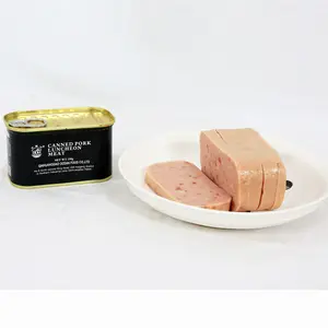 Wholesale Products 340g Ready Eat Pork Canned Luncheon Meat Tins