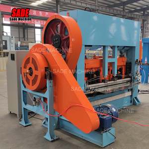 Máquina Expansora de Malla Metálica Totalmente Automática de Alta Velocidad <span class=keywords><strong>SADE</strong></span> JQ25-25, Motor de 22kw, Capacidad de 280-320/min, Bomba PLC, Engranaje y Rodamiento - Product Image 4