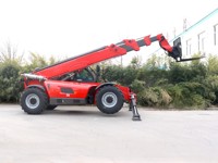 4Ton 7M Diesel Engine Powered Telescopic Handler New Farm Forklift Bucket Lifter Telehandler for Machinery Repair Shops Bearing