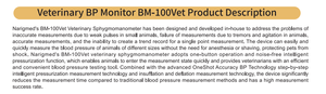 Tensiomètre vétérinaire, gestion multi-utilisateurs, écran tactile 5 pouces pour animaux de grande et petite taille, testeur NIBP pour animaux de compagnie - Product Image 4