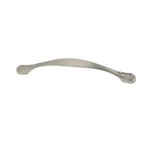 D907 Zinc Alloy Furniture Handle 128mm Bar Type Brushed Silver Finish For <b>Cabinet</b> Wardrobe Wine <b>Cabinet</b> Minimalist Style - Product Image 4