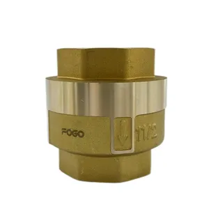 Brass Vertical Check Valve For Water And Gas Use Check Valve