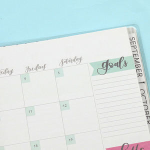 Planificador feliz semanal diario con pegatinas, <span class=keywords><strong>2020</strong></span>, 2021, diseño personalizado A5 - Product Image 4