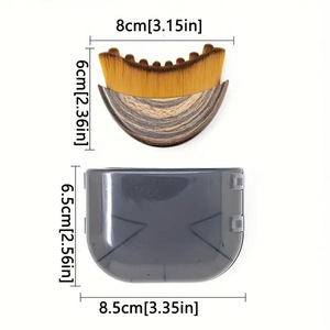 Pinceau <span class=keywords><strong>de</strong></span> maquillage portable multifonctionnel en poils synthétiques pour le <span class=keywords><strong>visage</strong></span>, outils <span class=keywords><strong>de</strong></span> massage facial, pinceau <span class=keywords><strong>de</strong></span> contour à poils doux - Product Image 6