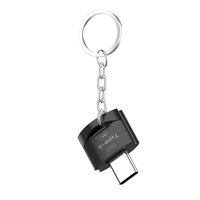 Adaptateur convertisseur USB 2.0 Type-C Micro USB en alliage d'aluminium avec sortie AC/DC pour ordinateurs portables de jeu, téléphones mobiles, appareils photo, appareils LED 100% OEM