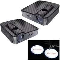 2 PCS NOUVEAU Projecteur Laser LED Sans Fil HD pour Porte de Voiture, Logo de Bienvenue, Effet Ombre Fantôme, Lumière Nocturne Universelle, Lampe de Courtoisie, Accessoires Auto