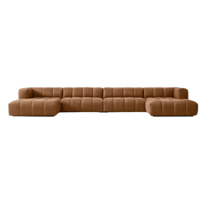 Sofá Seccional Modular de Cuero <span class=keywords><strong>Dario</strong></span> de HDC Designer Living Room, Estilo Mid-Century, para el Hogar, Centro Comercial, Apartamento o Club - Product Image 2
