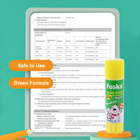 Foska Material de PVP de calidad de arte no tóxico y libre de ácido 8g 15g 21g 36G barra de pegamento para uso escolar y de oficina