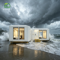Casa Modular de Aluminio con Estructura Rígida, Resistente a Huracanes, de Grado Marino, Anticorrosiva, Prefabricada, Tipo Cápsula Espacial