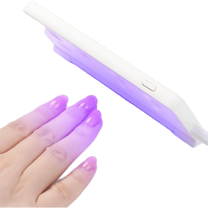 Lampe à ongles LED UV mini pliable 36W, séchoir portable pour vernis gel, rechargeable, en plastique, prise EU, pour manucure à domicile - Product Image 1