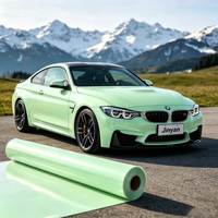 Film de protection de peinture (PPF) en TPU vert menthe brillant 7,5 mil auto-réparant anti-rayures anti-jaunissement pour carrosserie 5+
