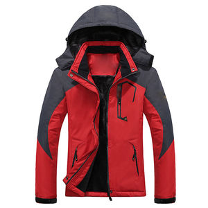 Sıcak satış tırmanma giyim artı boyutu erkek ceket ayrılabilir hood kış rüzgar geçirmez kirpi fermuar dağcılık erkek mont - Product Image 5