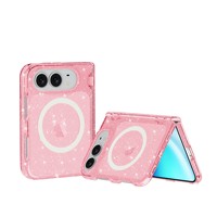 Coque de téléphone magnétique renforcée en acrylique brillant, coque rigide de protection pour Apple pour iPhone Duo pour iPhone 18 Pro Max 17 16