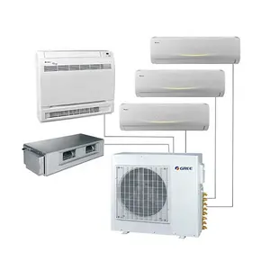 Gree Kwaliteit Afstandsbediening 12000 18000 24000 Btu Luchtstroom Ac Systeem Unit Gree Muur Split Gemonteerde Airconditioner