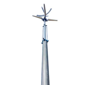 3M 5M 7m 9M 11M 15M Mástil telescópico manual de aluminio de color <span class=keywords><strong>azul</strong></span> para Dispositivo de antena de Telecomunicaciones - Product Image 3