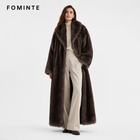 Manteau d'hiver en fausse fourrure pour femme, grande taille 3XL, long, luxueux, chaud et décontracté, épais, pour l'extérieur