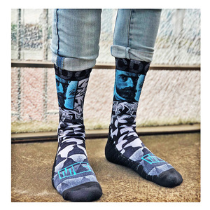 Thiết kế mới lạ thăng hoa kỹ thuật số in thể Thao Tùy chỉnh in vớ - Product Image 2