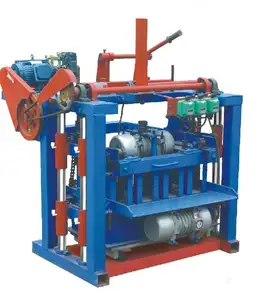Máquina de fabricación de bloques de hormigón hueco de cemento de elevación de cadena de vibración 4-35A de calidad confiable