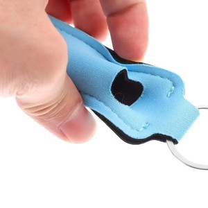 Porte-clés en néoprène personnalisé <span class=keywords><strong>Maihong</strong></span> pour rouge à lèvres, étui écologique portable pour baume à lèvres, pendentif coloré anti-perte - Product Image 3