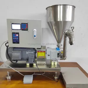 Small Automatic Tabletop Digital Control Coffee Sauce Particle Granule Paste Weighing Filling Machine