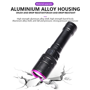 Cầm tay tia cực tím Loại C USB có thể sạc lại 365nm Đen ánh Sáng Ngọn đuốc huỳnh quang dầu ô nhiễm quặng Pet tiền kiểm tra UV đèn Pin - Product Image 4