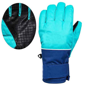 Guantes de esquí con logotipo personalizado, guantes de esquí de motocicleta transpirables grises de estilo personalizado para hombre, guantes de esquí a precio barato - Product Image 6