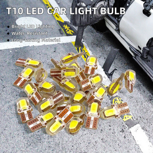 <span class=keywords><strong>Adebayor</strong></span> Personnalisation T10 LED 194 168 Cob 12V Silicone Étanche W5W Ampoules de voiture pour moto Lumière blanche naturelle 1 an - Product Image 2