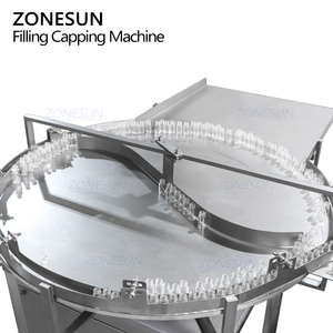 Machine de remplissage et de bouchage automatique de flacons roll-on pour cosmétiques et parfums ZONESUN ZS-AFC70 avec pompe péristaltique rotative servo à double tête - Product Image 5