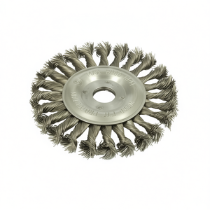 แปรงกลมขนาด 22 มม. ทำจากลวดเหล็กบิดเป็นช่อ สำหรับขัดโลหะ - Product Image 2