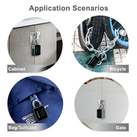 Eseye-Combinaison de clés de sécurité anti-vol de haute qualité, 50mm, sans clé, Wifi, Tuya Ttlock, cadenas intelligents