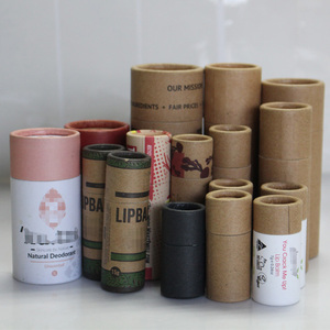 Lip Packaging Packaging For Lipstick High Quality Biodegradable Lip Balm Paper Tube Eco Friendly Lipbalm Packaging Cute Box For Lip Balm