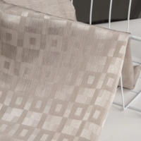 Tissu Hijab pour Enfants en Polyester Satiné à Carreaux et Rayures, Modèle Personnalisé 5502, Antistatique et Infroissable, Idéal pour le Quotidien et le Travail