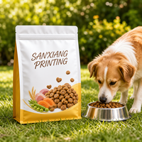 Emballage flexible pour aliments pour chiens et chats, imprimé sur mesure, 1 kg, 5 kg, 10 kg, emballage recyclable pour aliments pour chats, sachets à fond plat