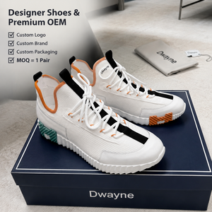 Zapatillas de Diseñador de Lujo 2026 para Hombre y Mujer, Tejido de Alta Calidad, Cuero, Color Blanco y Naranja, Estilo Deportivo Casual, Nuevas - Product Image 1