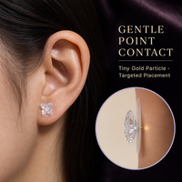 Quantité minimale de commande pour bijoux personnalisés en forme de papillon avec diamants, adaptés à la relaxation et aux boucles d'oreilles.