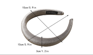 Bandeaux <span class=keywords><strong>éponge</strong></span> pour femmes <span class=keywords><strong>Bandeau</strong></span> de cheveux en velours de <span class=keywords><strong>sport</strong></span> - Product Image 3