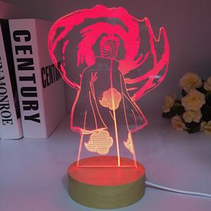 Nouveau Anime Led Lumière En Bois Japonais Anime Figure pour Chambre Décoratif Veilleuse Cadeau D'anniversaire Enfants Chambre 3d Lampe De Table <span class=keywords><strong>Manga</strong></span> - Product Image 5